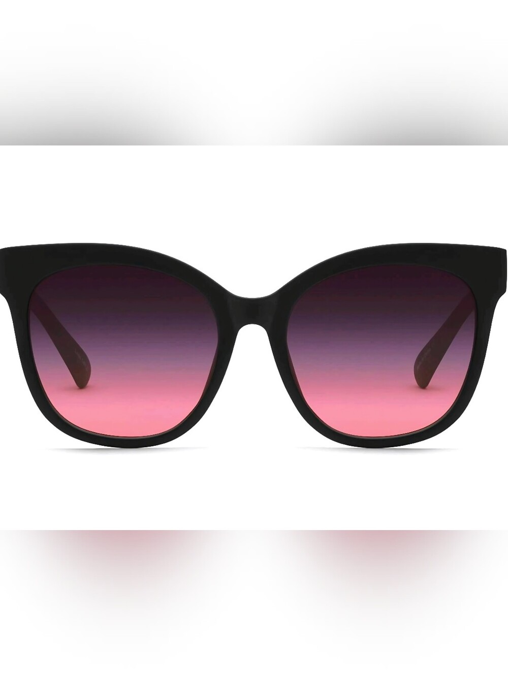 Quay Women's It's My Way Sunglasses Black Frame/Black Pink Gradient Lenses